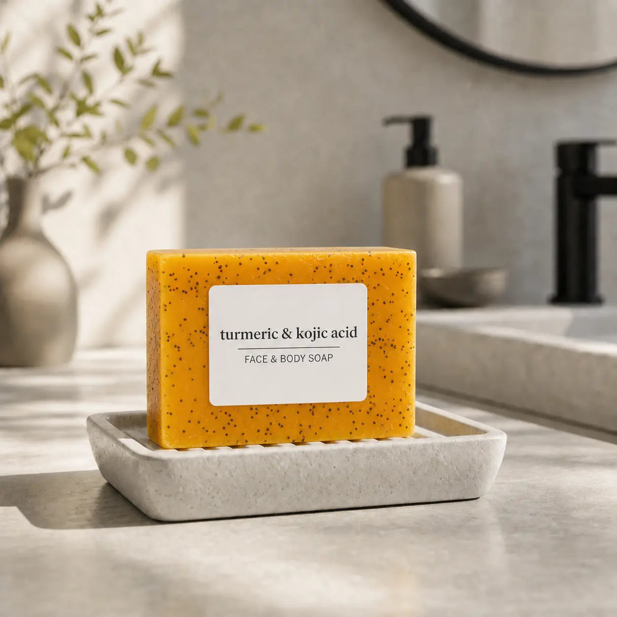 Turmeric & Kojic Acid Brightening Bar