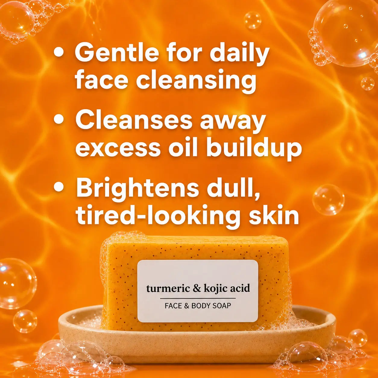 Turmeric & Kojic Acid Brightening Bar